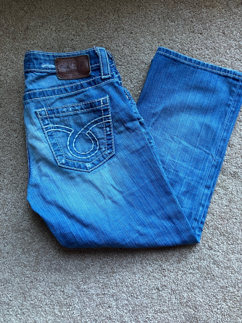 Big Star “Liv” Light Blue Cropped Jeans